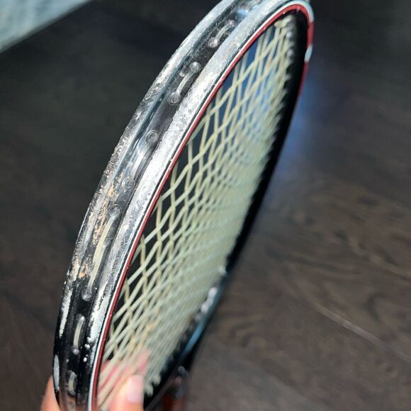 Used Wilson Graphite Matrix MidSize vintage Tennis Racquet size 4 1/4 L2 leather - Picture 10 of 10